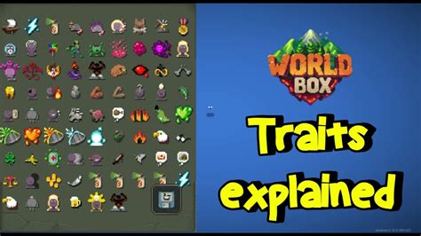 worldbox all traits|Iba pa.